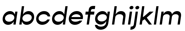Gopher Medium Italic Font LOWERCASE