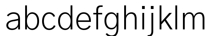 Gothic A1 Light Font LOWERCASE