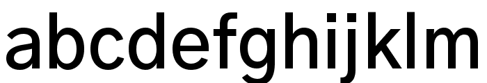 Gothic A1 SemiBold Font LOWERCASE