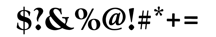 Goudy Old Style Extra Bold Font OTHER CHARS