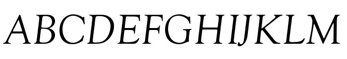 Goudy Old Style Regular Italic Font UPPERCASE
