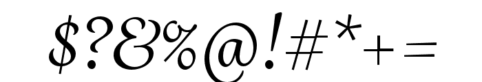 Grafolita Script Medium Font OTHER CHARS