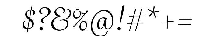 Grafolita Script Regular Font OTHER CHARS