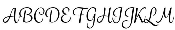 Grafolita Script Regular Font UPPERCASE