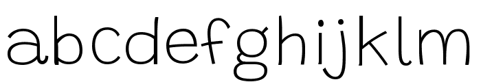 Grandstander Thin Font LOWERCASE