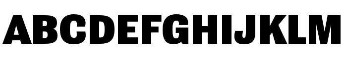 Grange Heavy Extended Font UPPERCASE