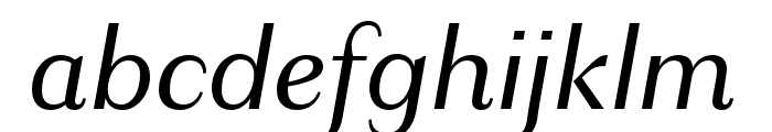 Granville Italic Font LOWERCASE