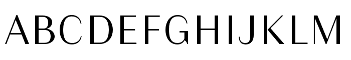 Granville Light Italic Font UPPERCASE