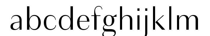 Granville Light Italic Font LOWERCASE