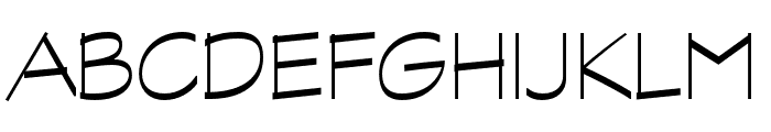 Graphite Std Light Wide Font UPPERCASE