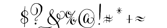 Gratitude Script Pro Regular Font OTHER CHARS