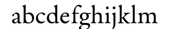 Graveur Variable Regular Font LOWERCASE