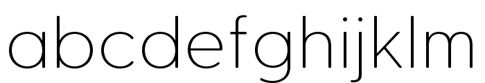 Greycliff Arabic CF Light Font LOWERCASE
