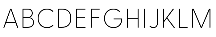 Greycliff Arabic CF Thin Font UPPERCASE