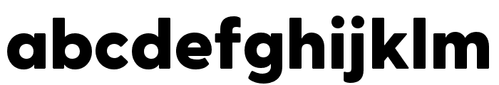 Greycliff CF Heavy Font LOWERCASE