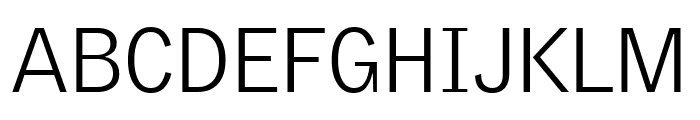 GriffithGothic Light Font UPPERCASE