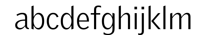 GriffithGothic Light Font LOWERCASE