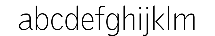 GriffithGothic Thin Font LOWERCASE