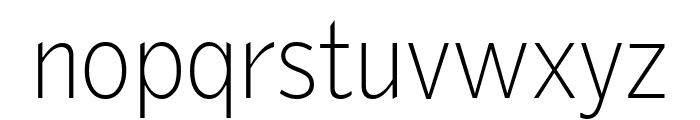 GriffithGothic Thin Font LOWERCASE