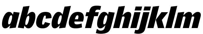 GriffithGothic UltraItalic Font LOWERCASE