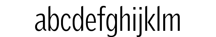 GriffithGothicCond Light Font LOWERCASE