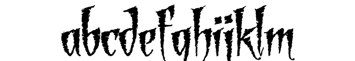 GrindelGrove Regular Font LOWERCASE