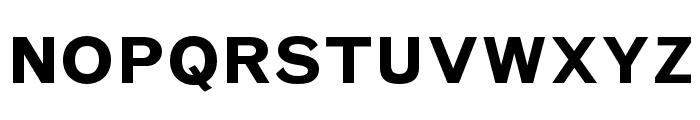 Grotesque MT Std Bold Extended Font UPPERCASE
