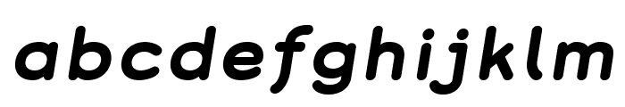Grover Bold Italic Font LOWERCASE
