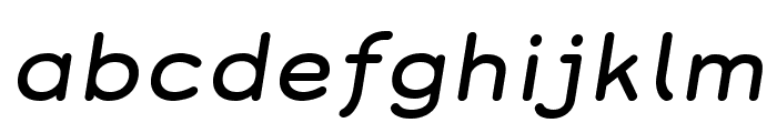 Grover Italic Font LOWERCASE