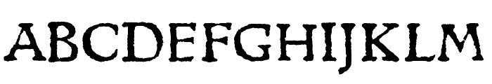Gryphius MVB Regular Font UPPERCASE