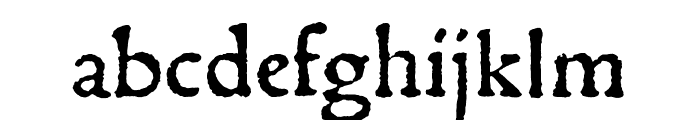 Gryphius MVB Small Caps Font LOWERCASE