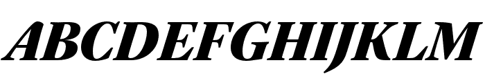 Guyot Headline Black Italic Font UPPERCASE