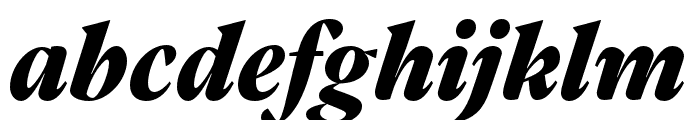 Guyot Headline Black Italic Font LOWERCASE