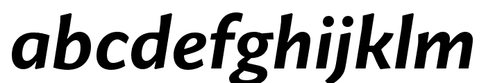 Guyot Sans Bold Italic Font LOWERCASE