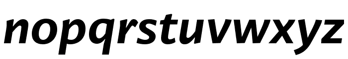 Guyot Sans Bold Italic Font LOWERCASE