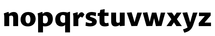 Guyot Sans ExtraBold Font LOWERCASE