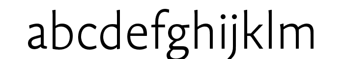 Guyot Sans ExtraLight Font LOWERCASE