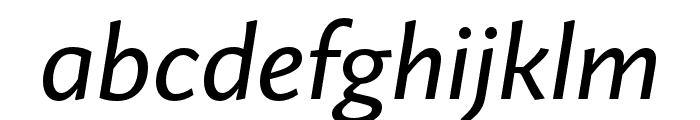 Guyot Sans Italic Font LOWERCASE