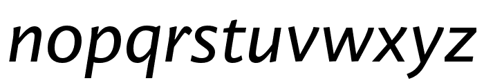 Guyot Sans Italic Font LOWERCASE