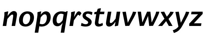 Guyot Sans SemiBold Italic Font LOWERCASE