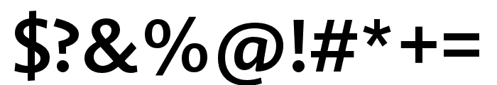 Guyot Sans SemiBold Font OTHER CHARS