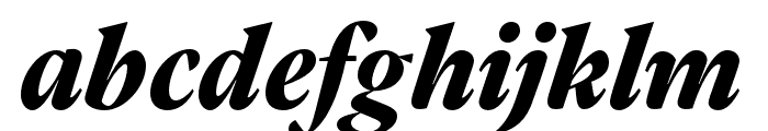 Guyot Text ExtraBold Italic Font LOWERCASE