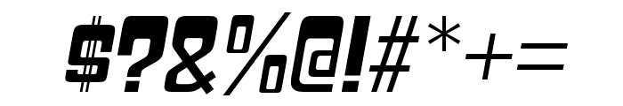 Gyparody Bold Italic Font OTHER CHARS
