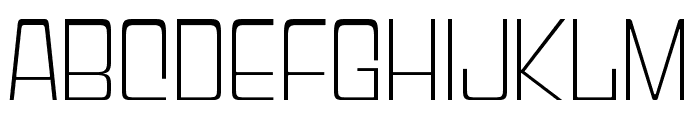 Gyparody Light Font LOWERCASE