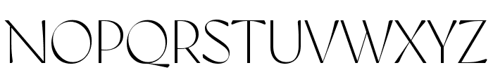 Gyst Variable Light Font UPPERCASE