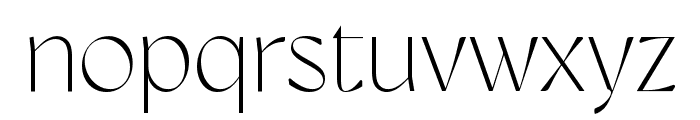 Gyst Variable Light Font LOWERCASE