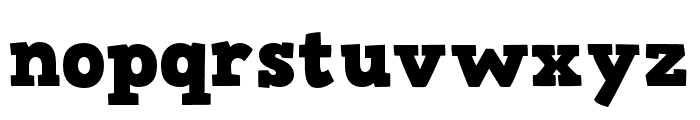 HVD Comic Serif Pro Regular Font LOWERCASE