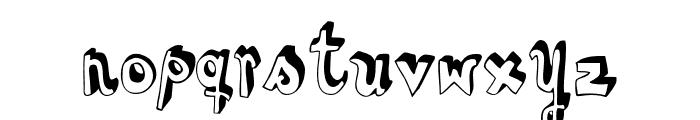 HVD Steinzeit Fill In Font LOWERCASE