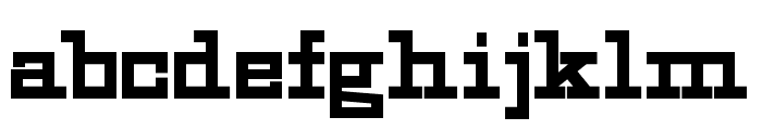 HWT Geometric Condensed Font LOWERCASE
