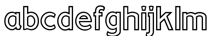 HWT Republic Gothic Solid Font LOWERCASE